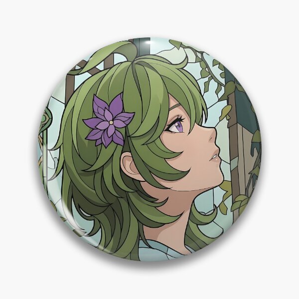 Item preview, Collei Genshin Impact Stained Glass Garden Window Reverie designed and sold by mildaclairmo.