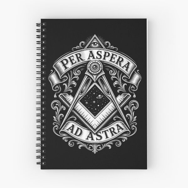 Item preview, Per Aspera Ad Astra Masonic Celestial Emblem designed and sold by Victor Shadehorn.
