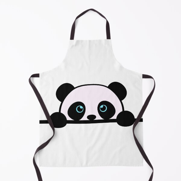 Item preview, Cute Peekaboo Panda Blue Eyes Minimalist Art designed and sold by rich-moda.