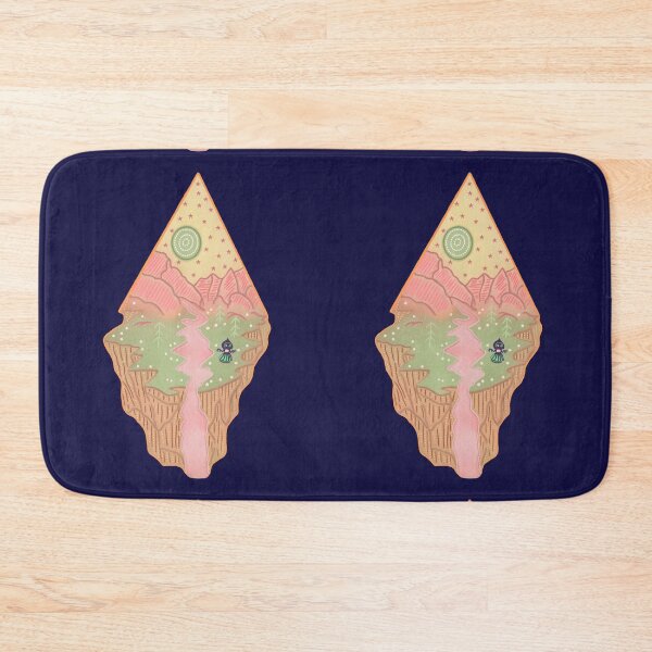 Item preview, Flatwoods Monster Landscape Whimsical Cryptid Otherworld Scene designed and sold by Whimsy Moth .
