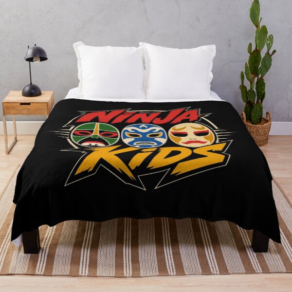Item preview, Ninja Kids Logo Action Masks Retro Style designed and sold by killem667.