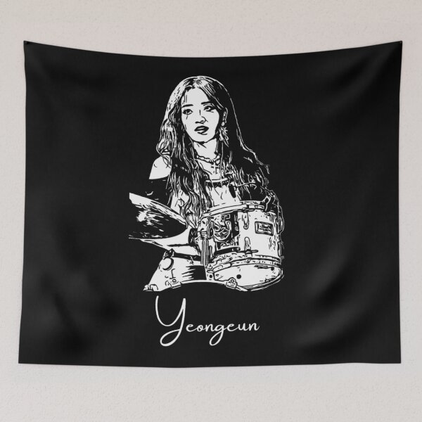 Item preview, Yeongeun K-Rock Drummer Beauty designed and sold by StencilMenace.
