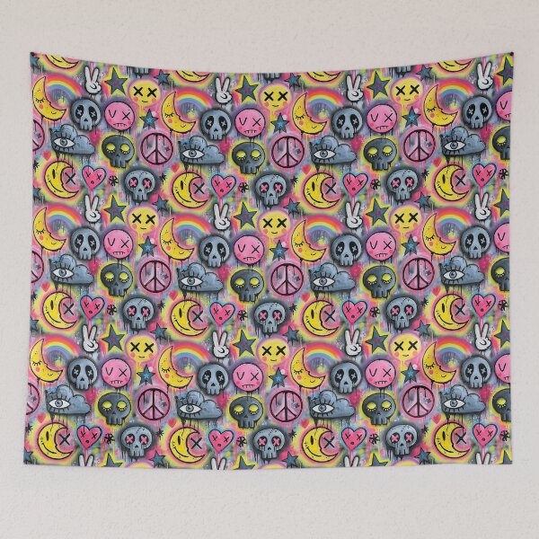 Item preview, Crazy Graffiti Pattern 26 designed and sold by Gypsykiss.