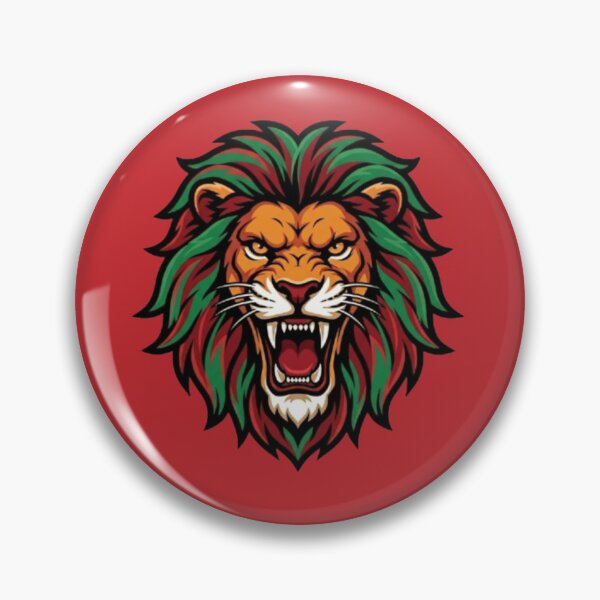 Item preview, Morocco Soccer Lion - Moroccan Football Fan 2026 Emblem designed and sold by NewDesignFR.