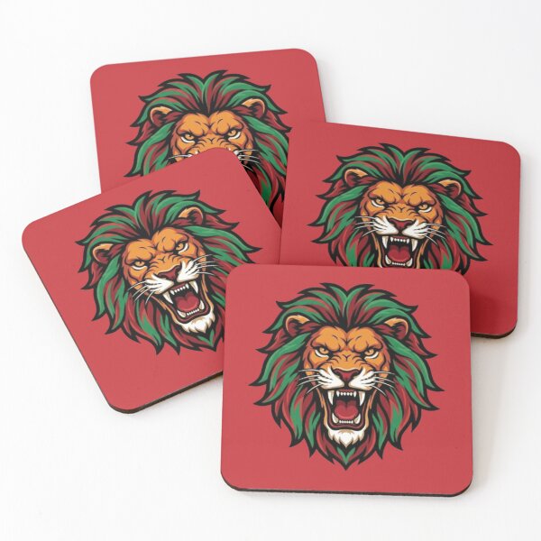 Item preview, Morocco Soccer Lion - Moroccan Football Fan 2026 Emblem designed and sold by NewDesignFR.