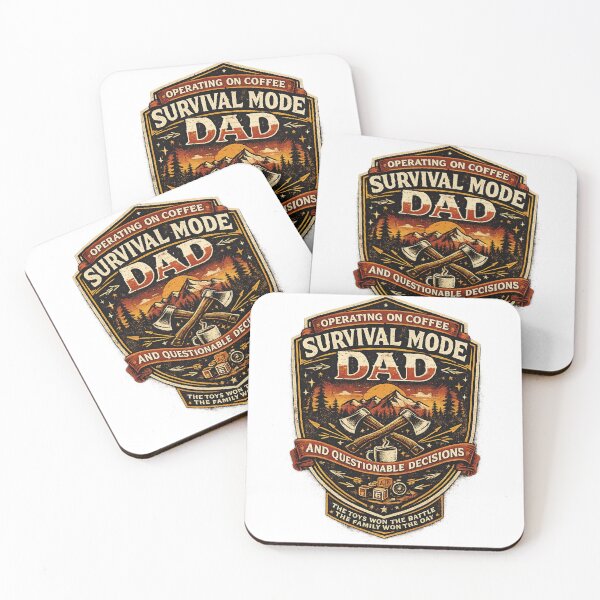 Item preview, Survival Mode Dad – Funny Vintage Fatherhood designed and sold by anouaroh.