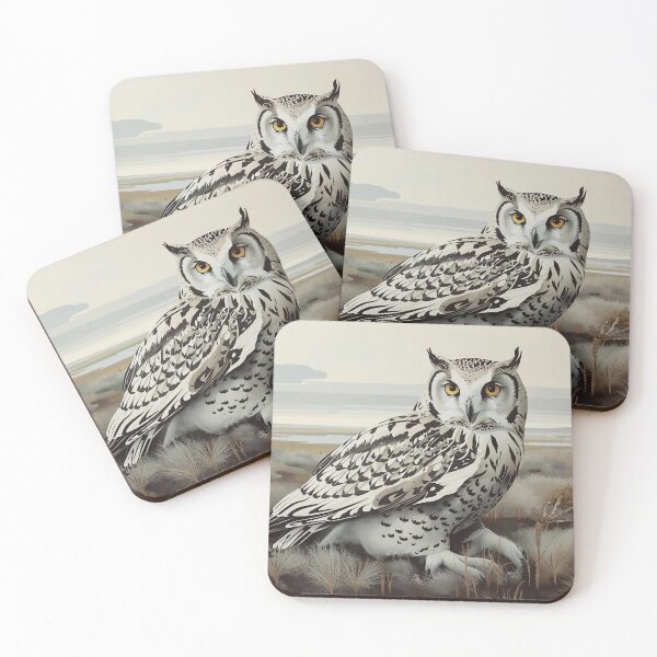 Item preview, Inuit Art - Owl #1 designed and sold by DroneWorks Creative.