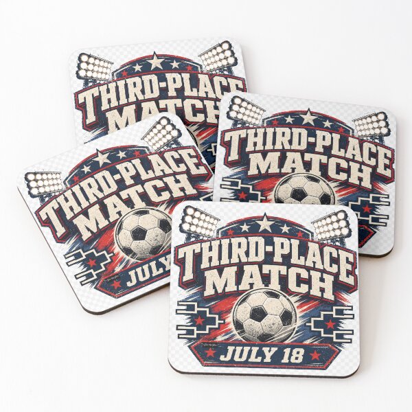Item preview, Third-Place Match July 18 – Soccer Knockout Stage Design designed and sold by MySheetMusicArt.