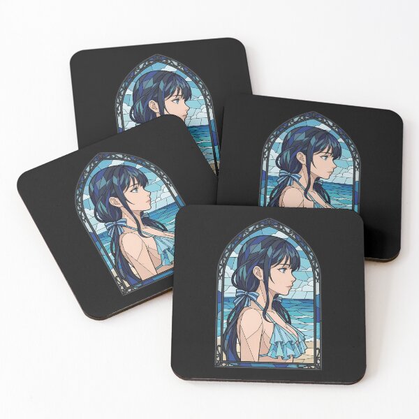 Item preview, Aki Adagaki Masamune kun Revenge Seaside Stained Glass designed and sold by mildaclairmo.