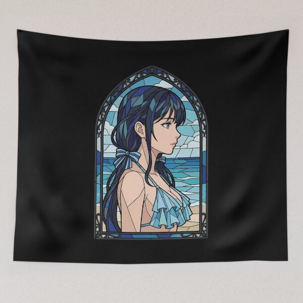 Item preview, Aki Adagaki Masamune kun Revenge Seaside Stained Glass designed and sold by mildaclairmo.