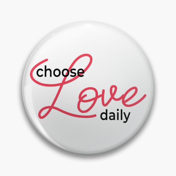 Item preview, Choose Love Daily – Christian Quote designed and sold by Verse & Vibes.
