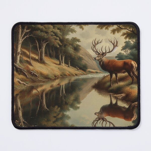 Item preview, THE STAG & HIS REFLECTION designed and sold by Eutrope d'Orange.