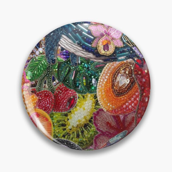 Item preview, Rainbow Beaded Collage designed and sold by Collage Gallery.