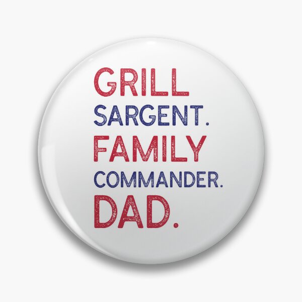 Item preview, Grill Sargent Family Commander Dad Father's Day T-Shirt designed and sold by Mosidrip.