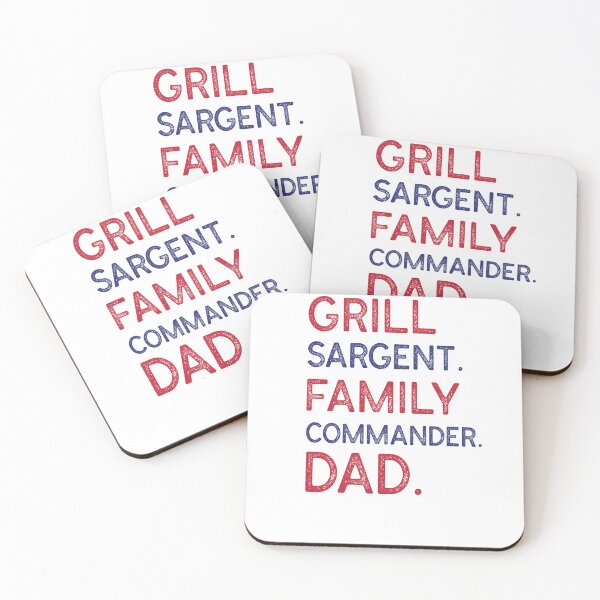 Item preview, Grill Sargent Family Commander Dad Father's Day T-Shirt designed and sold by MOSIDRIP™.