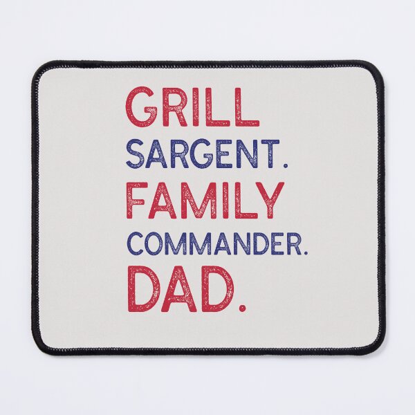 Item preview, Grill Sargent Family Commander Dad Father's Day T-Shirt designed and sold by Mosidrip.