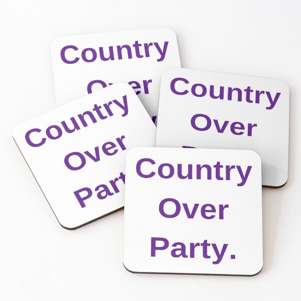 Item preview, Country Over Party (Purple Writing) designed and sold by dperryw76.