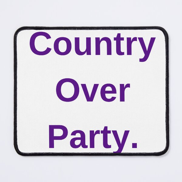 Item preview, Country Over Party (Purple Writing) designed and sold by dperryw76.
