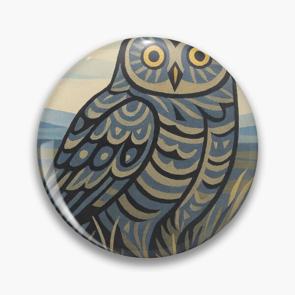 Item preview, Inuit Art - Owl #2 designed and sold by DroneWorks Creative.