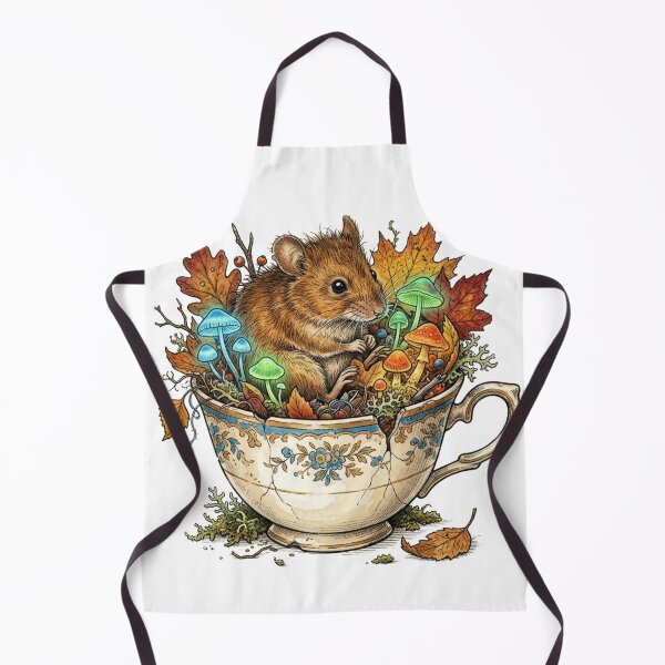 Item preview, Mildly Feral Mushroom Hoarder Mouse - Goblincore Chaos designed and sold by Retro Mood Co.