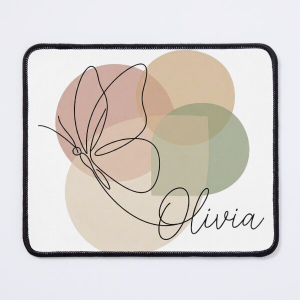 Item preview, Olivia Name Gift for Girls - Elegant One Line Butterfly Aesthetic designed and sold by rich-moda.