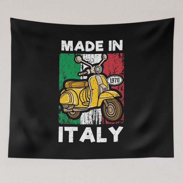 Item preview, Made In Italy Vintage Vespa Scooter Distressed Italian Flag Heritage designed and sold by Dmetalx Art Apparel.