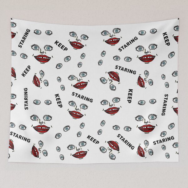 Item preview, Keep Staring White designed and sold by kanaehonkawa.
