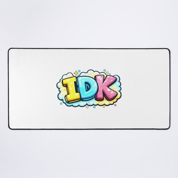 Item preview, Funny IDK Bubble Letters Pastel Graffiti designed and sold by Artmares.
