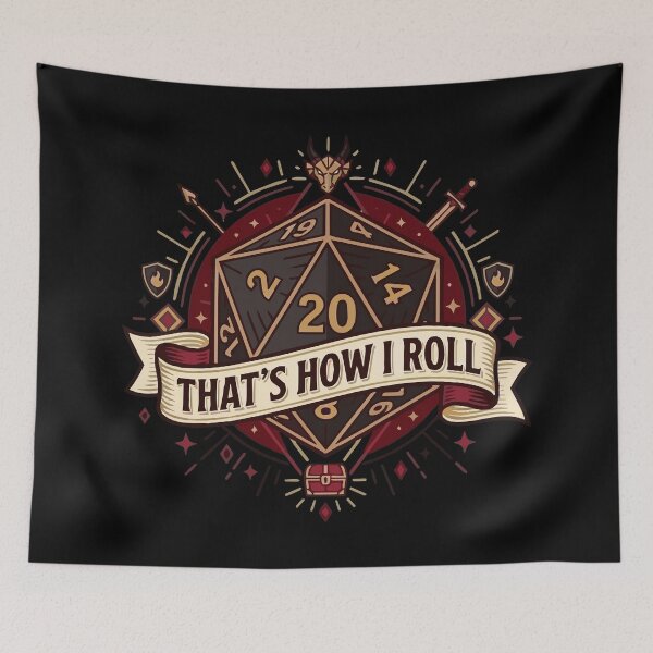 Item preview, That's How I Roll - D20 Role Playing Game Campaign - 20 Sided Die designed and sold by TobinHood.