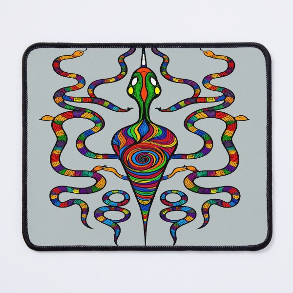 Item preview, Psychedelic Serpent Totem designed and sold by zoliartdesign.