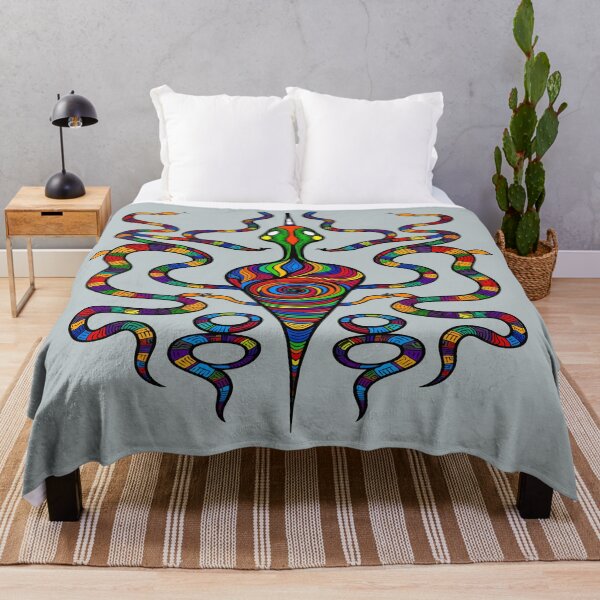 Item preview, Psychedelic Serpent Totem designed and sold by zoliartdesign.