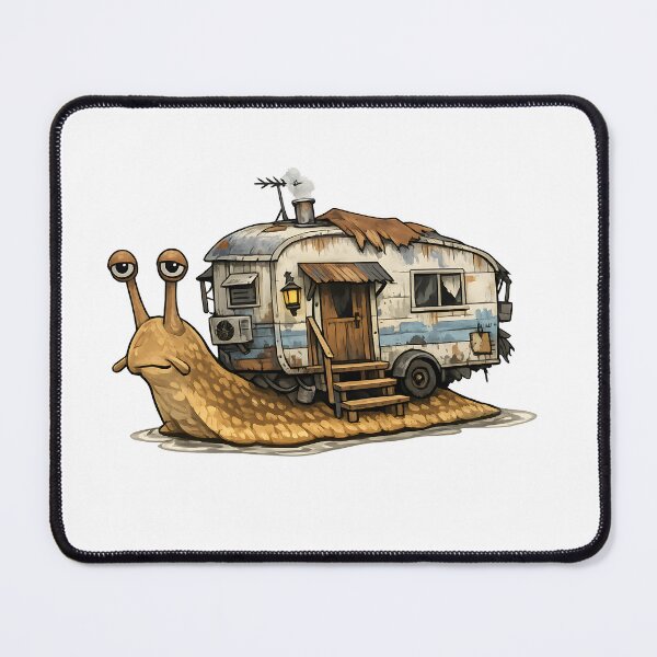 Item preview, Snail Camper Tiny Home Slow Travel Wanderer designed and sold by Artmares.