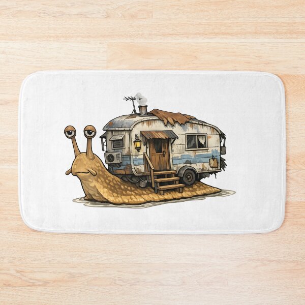 Item preview, Snail Camper Tiny Home Slow Travel Wanderer designed and sold by Artmares.