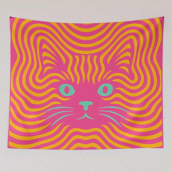 Item preview, Hypno Cat designed and sold by Cathedral of Curiosity.