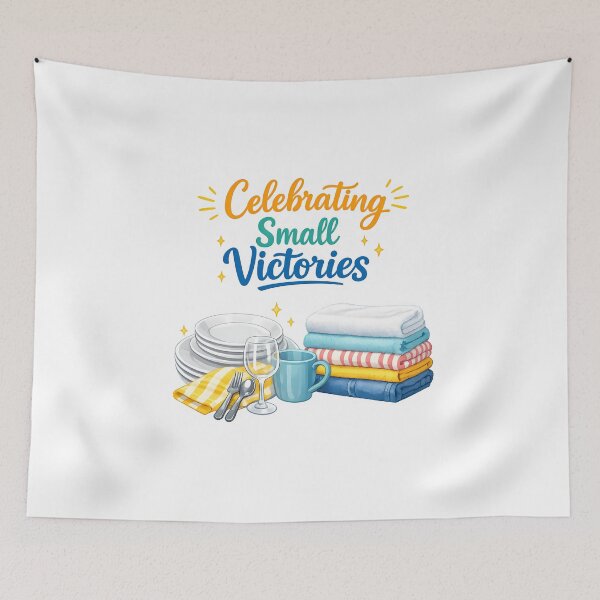 Item preview, Motivational Small Victories Clean Home Wins designed and sold by Artmares.