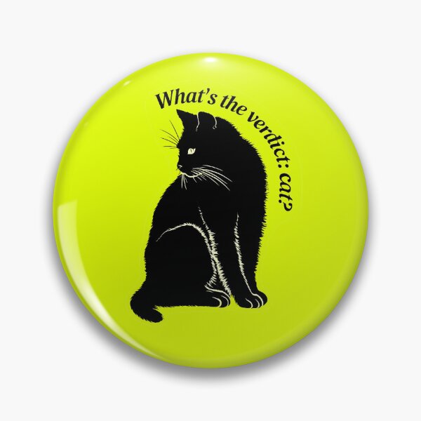 Item preview, "What's the verdict: cat?" - Obsession designed and sold by The Ink And Rose Archive.