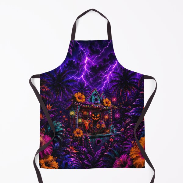 Item preview, Headless Horseman Neon Electric Bar - Gothic Halloween Fantasy Art designed and sold by TheHorsemanRidesAgain.