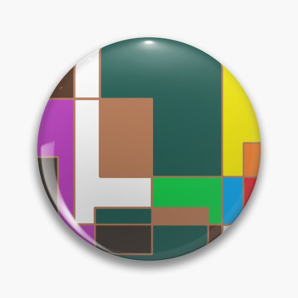 Item preview, Bold Overlapping Rectangles Abstract Wall Art — Colourful Geometric Print designed and sold by FavouredStudio.