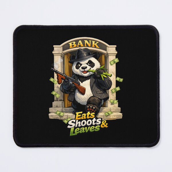 Item preview, Panda Bank Heist Eats Shoots Leaves designed and sold by Artmares.