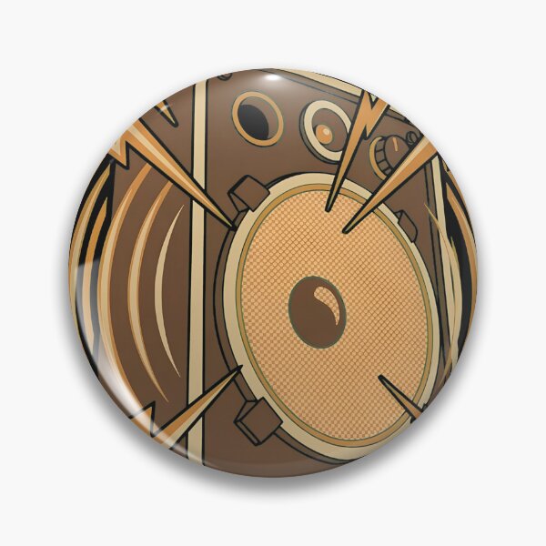Item preview, Retro Audio Speaker Power Waves designed and sold by Bassot-Studio.