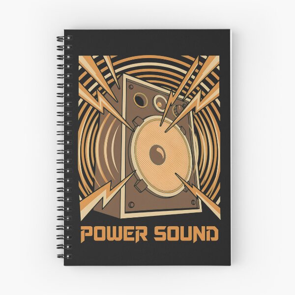 Item preview, Retro Audio Speaker Power Waves designed and sold by Bassot-Studio.