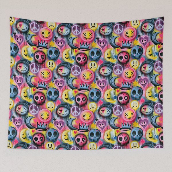 Item preview, Crazy Graffiti Pattern 28 designed and sold by Gypsykiss.