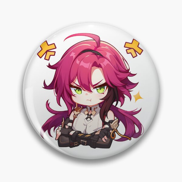 Item preview, Shikanoin Heizou Genshin Impact Chibi Angry Pout Vibes designed and sold by 108Recordings.