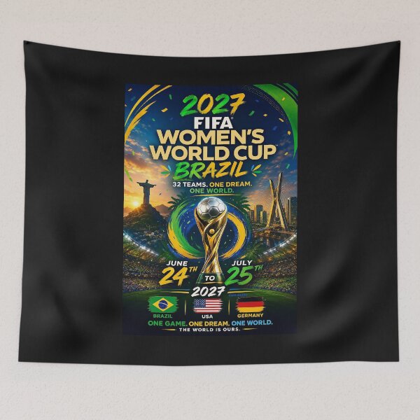 Item preview, 2027 FIFA WOMEN'S WORLD CUP BRAZIL - June 24th - July 25th 2027 designed and sold by DBM Photo Art 1.