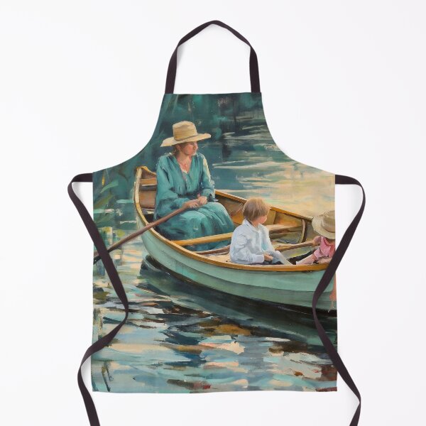 Item preview, Fine Art Painting - Boating #2 designed and sold by DroneWorks Creative.