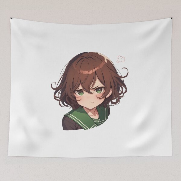 Item preview, Mutsuki Kantai Collection Kancolle Chibi Angry Pout designed and sold by 108Recordings.