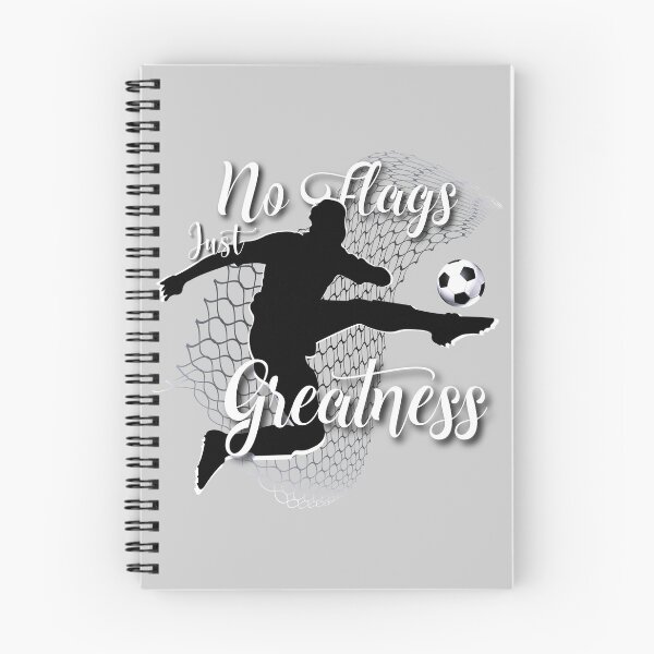 Item preview, No Flags Just Greatness Soccer Silhouette Goal Poster designed and sold by AXENT Designs.