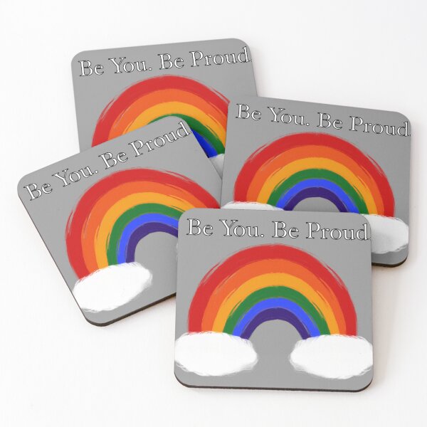 Item preview, Be You. Be Proud. Rainbow designed and sold by Carlyle Creative Co..