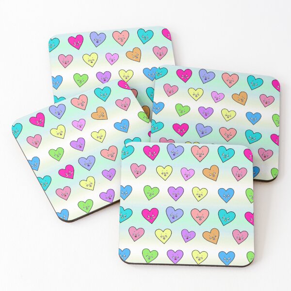 Item preview, Colorful Cute Heart designed and sold by kanaehonkawa.