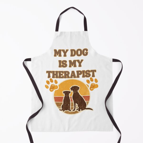 Item preview, My Dog Is My Therapist Vintage Retro Dog Lover Gift T-Shirt designed and sold by Meharshop.